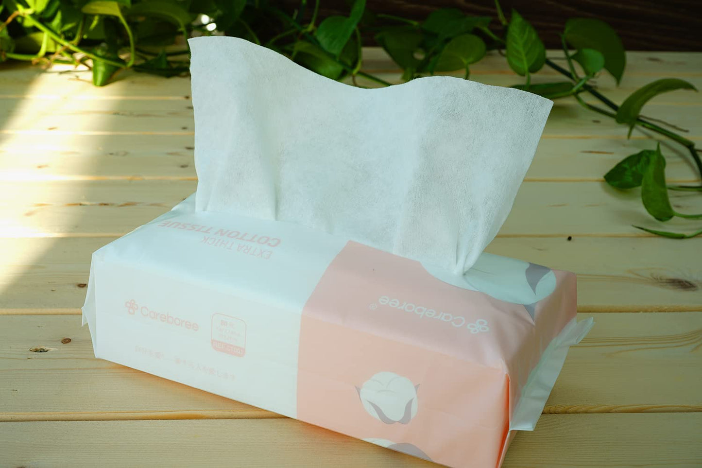 Extra Thick Dry Wipe, Disposable Face Drying Towel 100% Cotton, Lint-Free Cotton Tissues (2 Pack)