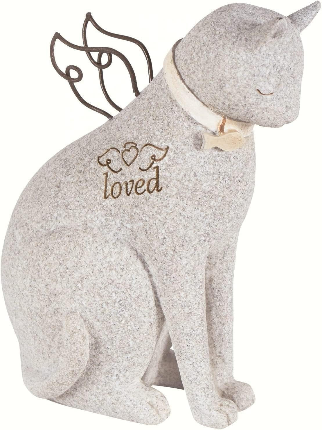 14212 Cat Figurine, Grey