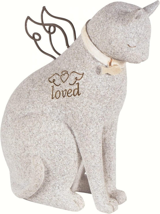 14212 Cat Figurine, Grey