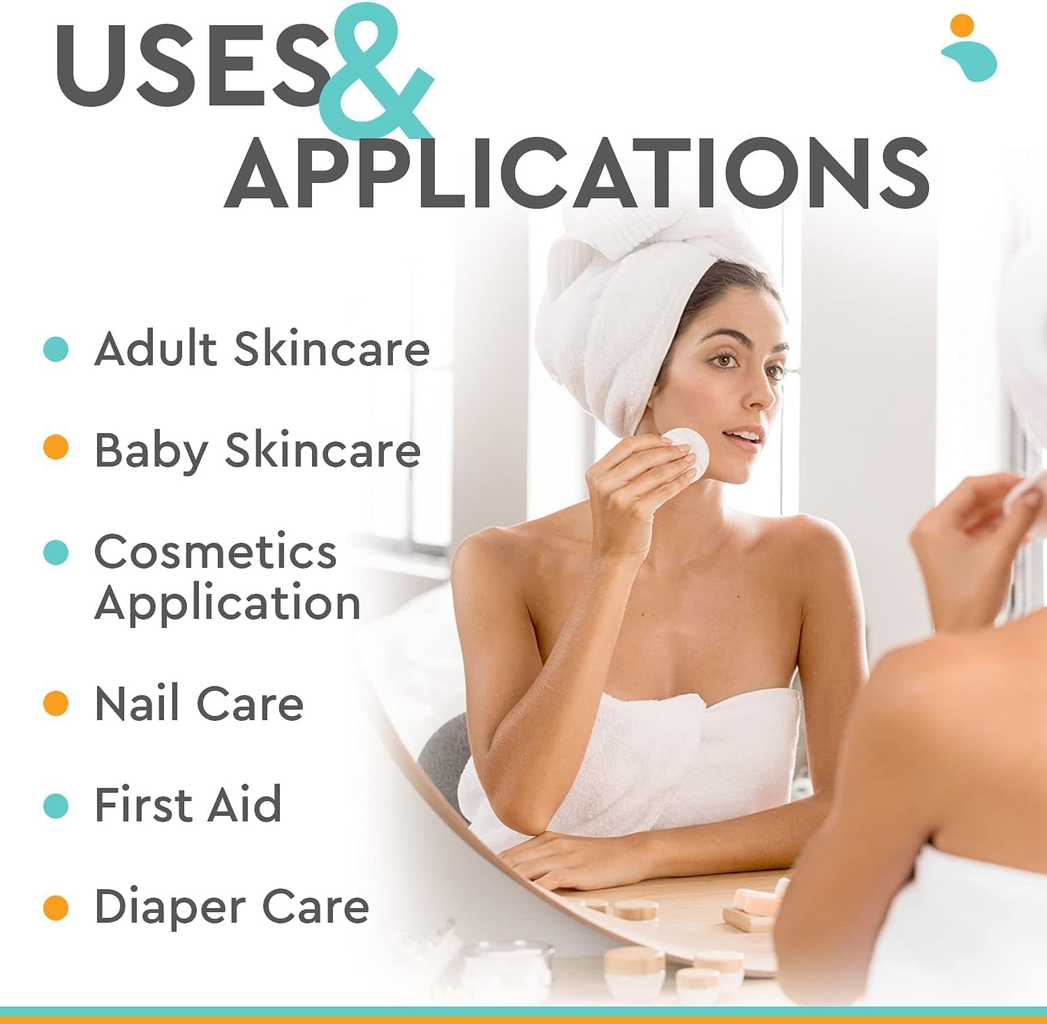 Cotton Rounds & Pads (150 Count (Pack of 1), Large & Pressed)