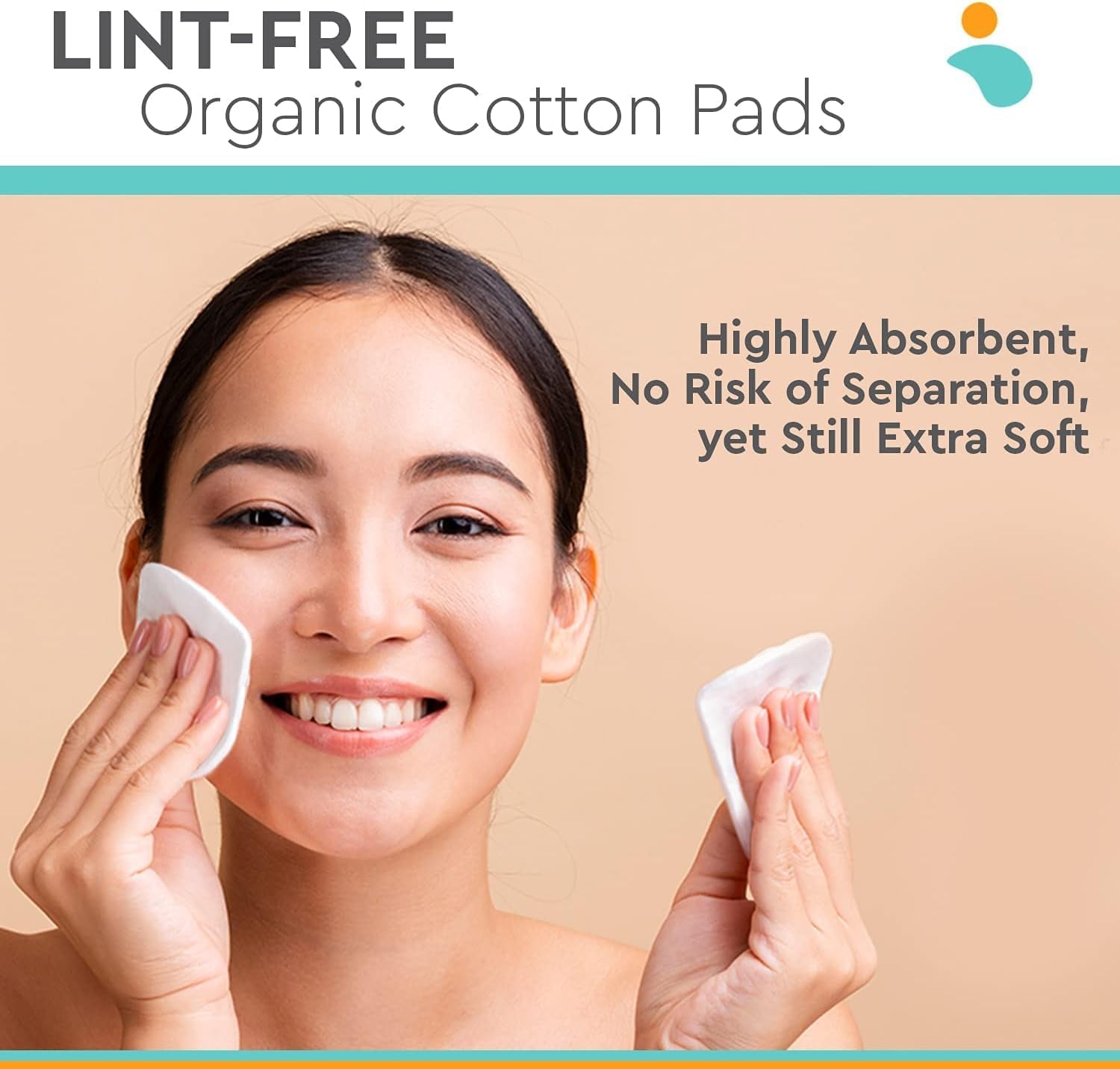 Cotton Rounds & Pads (150 Count (Pack of 1), Large & Pressed)