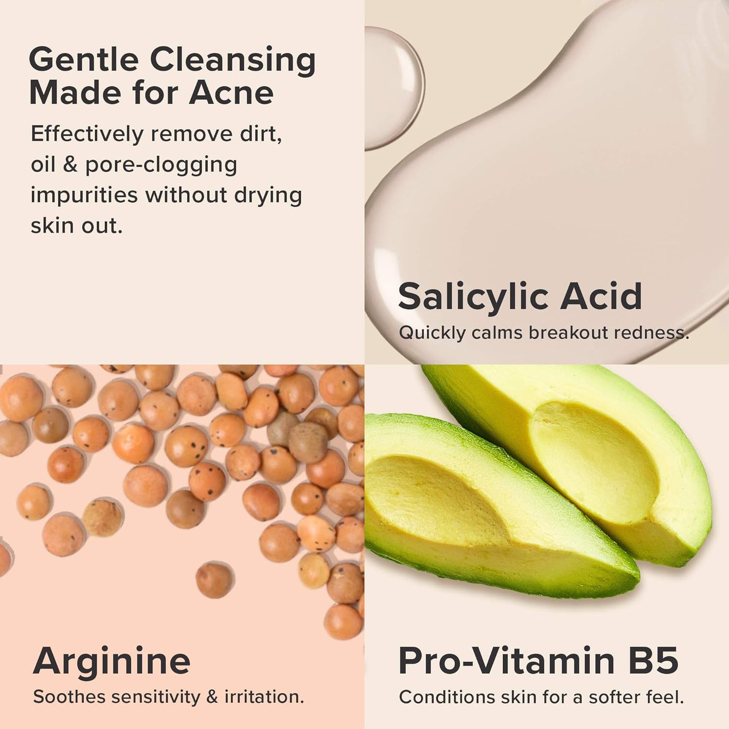 CLEAR Pore Normalizing Cleanser, Salicylic Acid Acne Face Wash for Large Pores, Redness & Blackheads