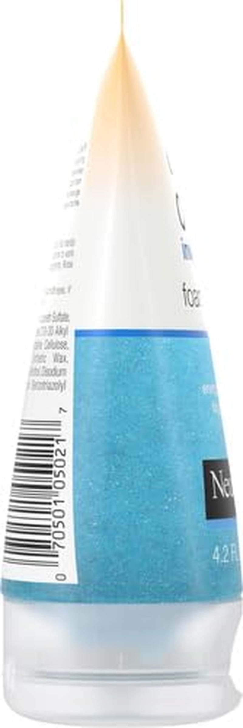 Deep Clean Invigorating Foaming Facial Scrub with Glycerin, Cooling & Exfoliating Gel Face Wash to Remove Dirt, Oil & Makeup, 4.2 Fl. Oz