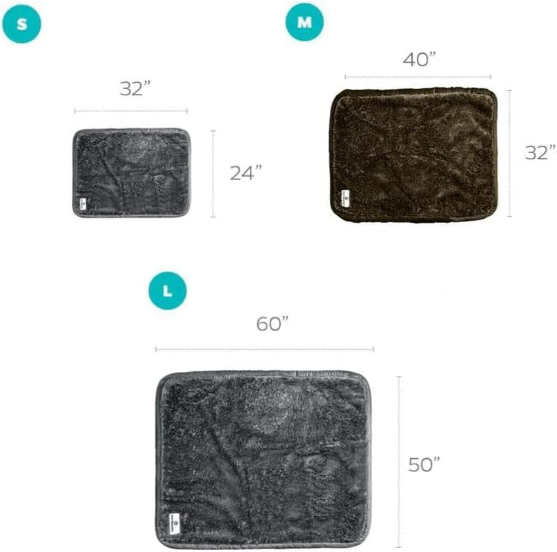 Pawtect Blanket, Premium Waterproof Cat & Dog Blanket with Wickquick & Sherpup Technology, Puppy Blanket, Waterproof Dog Blanket, Blankets for Dogs, Cat Blanket Slate 50X60