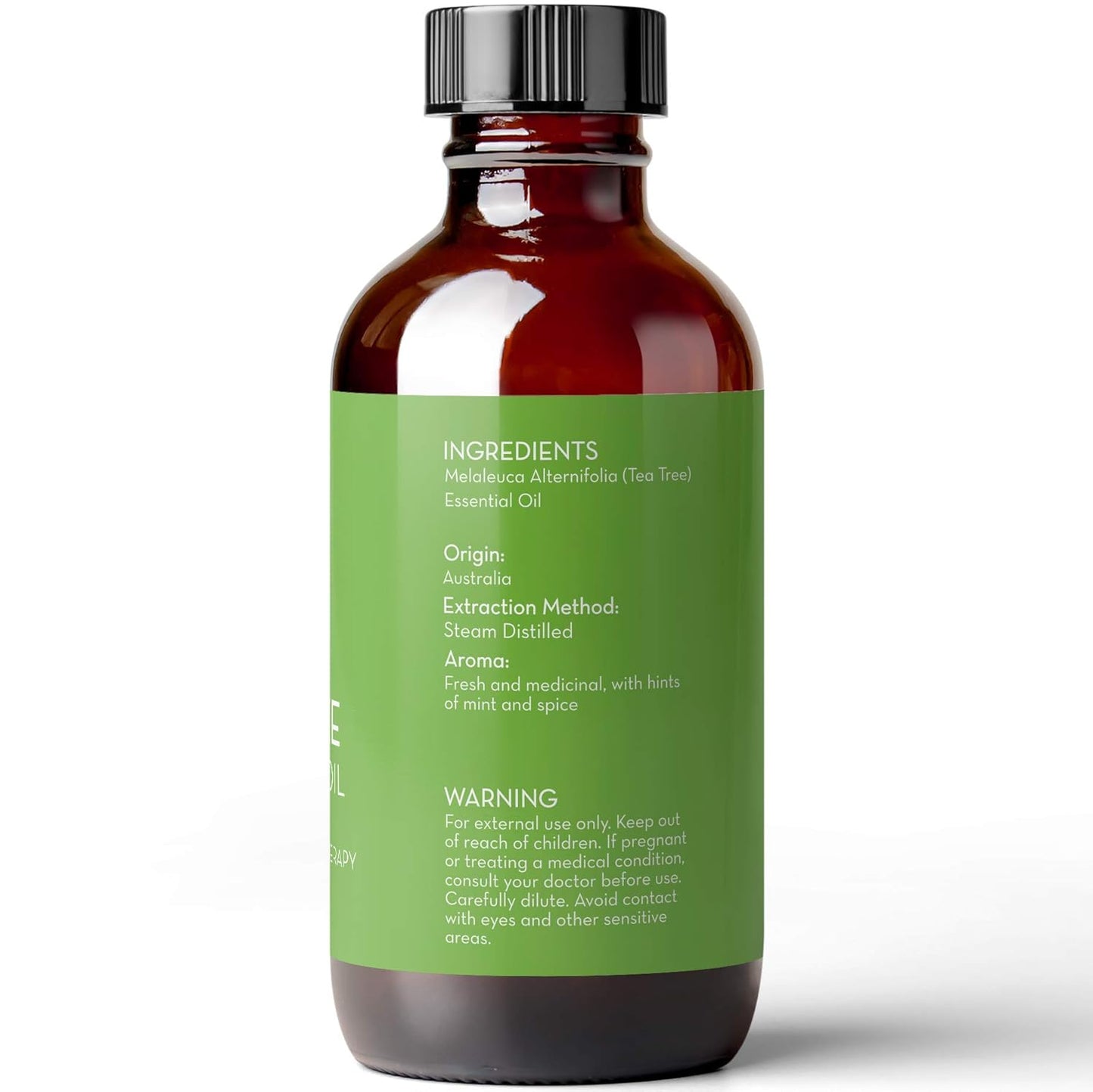 Tea Tree Essential Oil, 4 Fl Oz with Dropper - Undiluted Therapeutic Grade for Your Face, Skin, Hair and Diffuser - 100% Pure Melaleuca Oil for Acne, Toenails