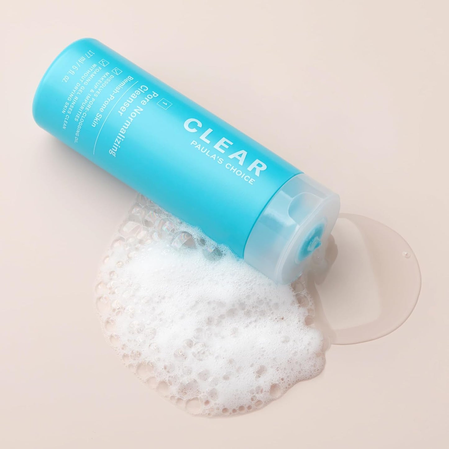 CLEAR Pore Normalizing Cleanser, Salicylic Acid Acne Face Wash for Large Pores, Redness & Blackheads