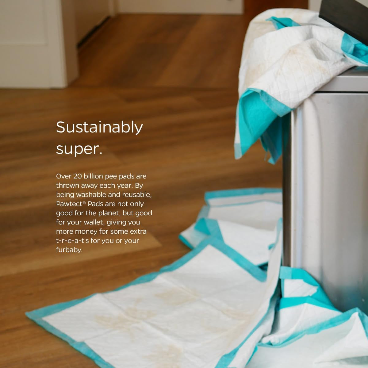 Washable round Whelping Pads (2Pack) of 17" Circle Premium Pee Pads for Dogs, Waterproof Dog Pee Pads, Circle Reusable Dog Training Pads, & Pet Pee Pads! Modern Puppy Pads! -1 Tan & 1 Grey