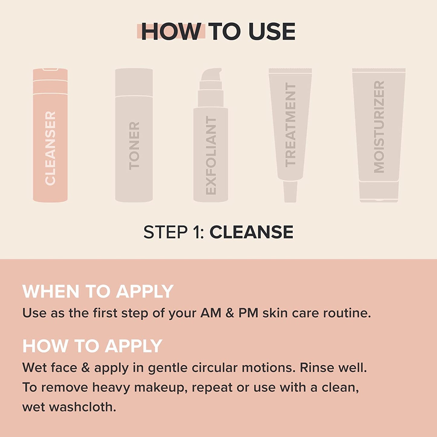 CLEAR Pore Normalizing Cleanser, Salicylic Acid Acne Face Wash for Large Pores, Redness & Blackheads